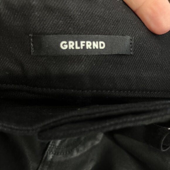 Grlfrnd Oriana Coated Ankle Skinny Jeans in Got Away Again Size 24 NEW - Picture 7 of 9